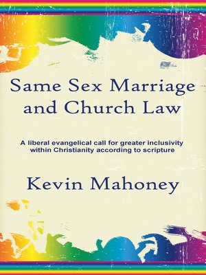 cover image of Same Sex Marriage and Church Law